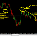 how to trade bull trap on support turned resistance levels